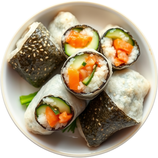 Sea Butter Handrolls dish