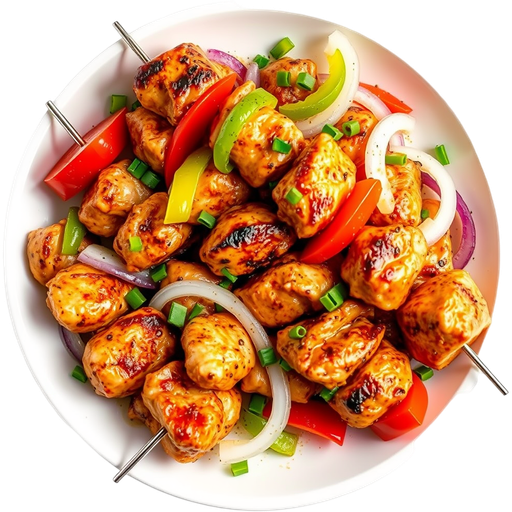 Boneless Chicken Kabob dish