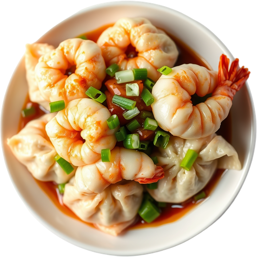 Fried Shrimp and Pork Dumplings dish