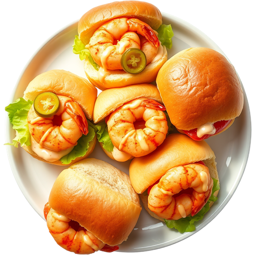 Shrimp Sliders dish