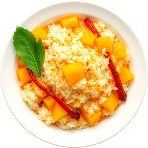 Sticky Mango Rice dish