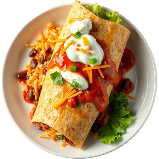 Super Wet Burrito dish