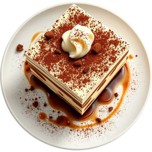 Tiramisu dish