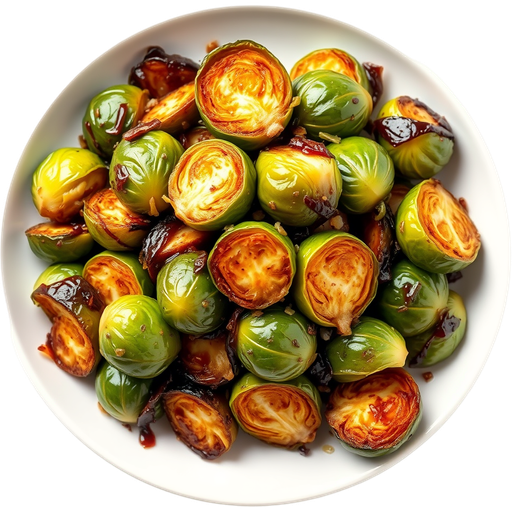 Caramelized Brussels Sprouts dish