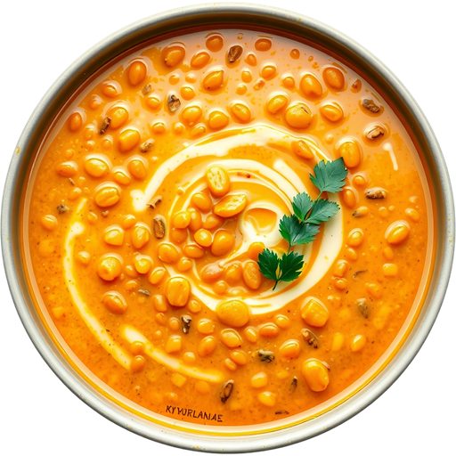 Golden Lentil Soup dish