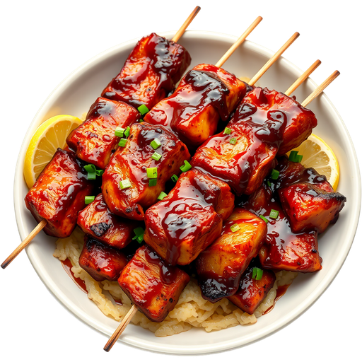 Barbecue Pork Skewers dish