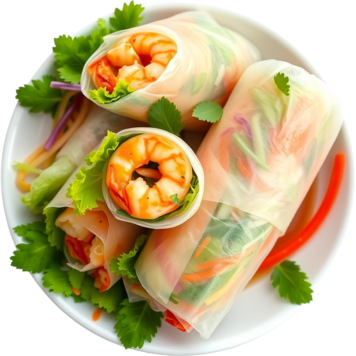 Fresh Spring Rolls dish
