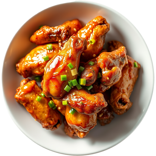 Mama Fongs 5 Spice Chicken Wings dish