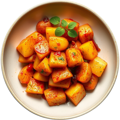 Spicy Potatoes dish