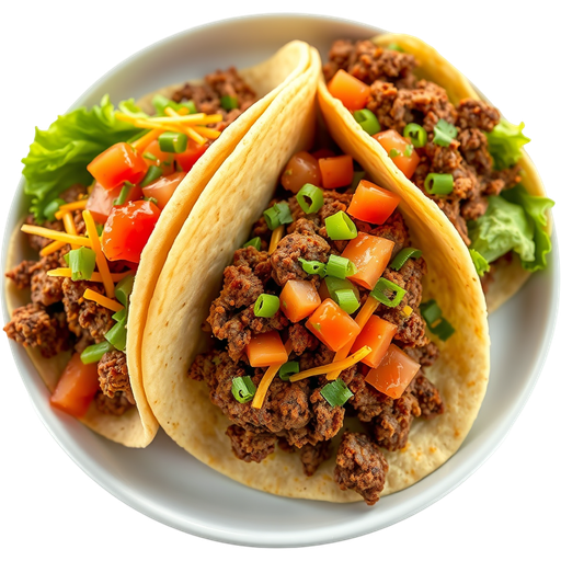 Crispy Beef Tacos dish