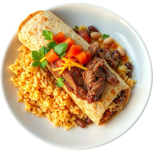Cabeza Burrito dish