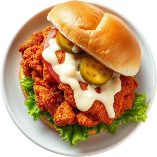 Fried Chick Sando dish
