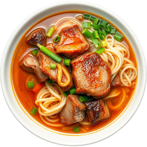 Braised Pork Rib Noodle Soup dish