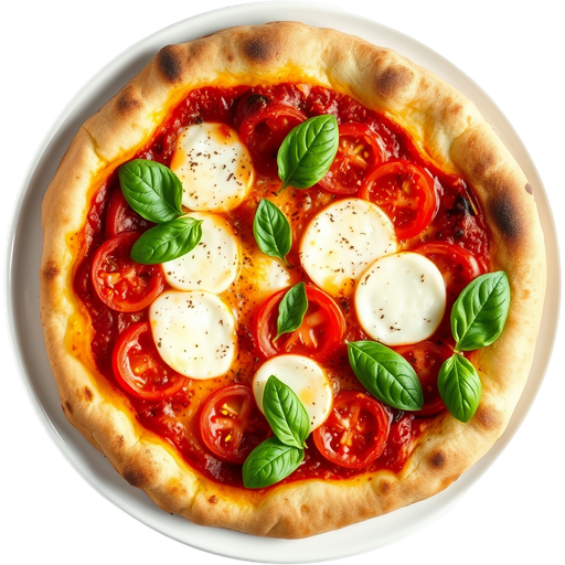 Roman Style Margherita Pizza dish