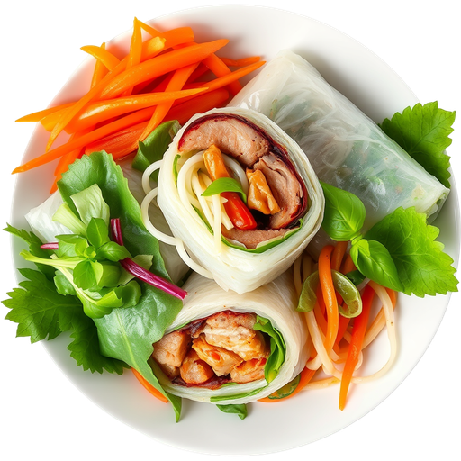 Signature Roll Nem Nuong Cuon dish