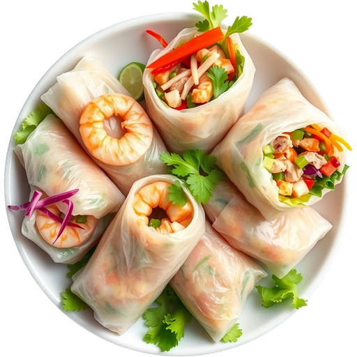 Spring Roll Combo dish