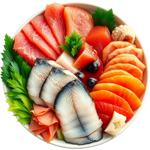 Assorted Sashimi dish