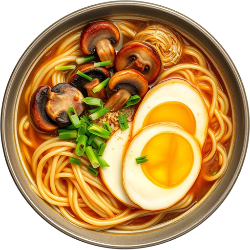 Garlic Truffle Ramen dish