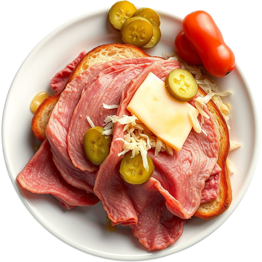 Pastrami Sandwich dish