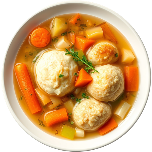 Matzo Ball Soup dish