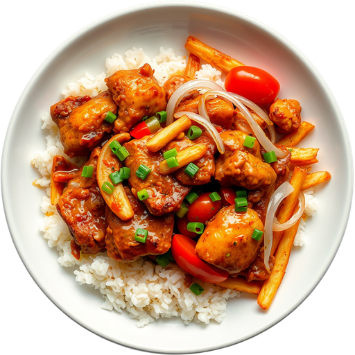 Lomo Saltado Chicken dish
