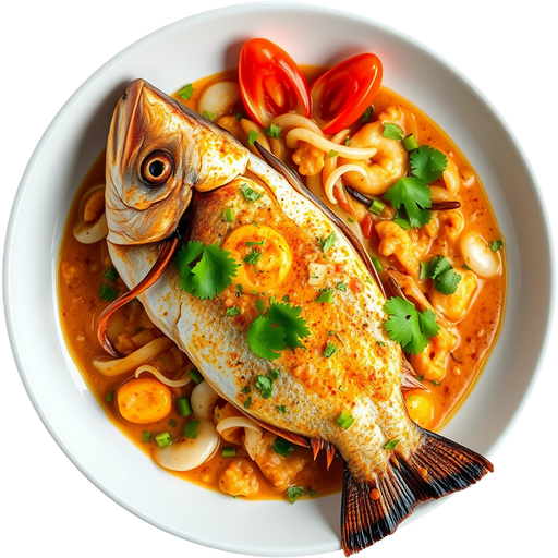 Pescado a lo Macho dish