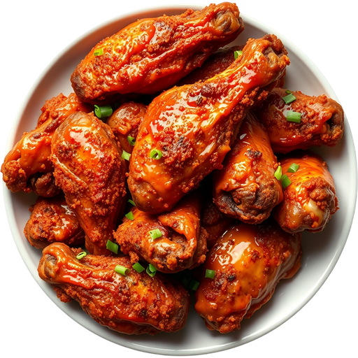 Nashville Hot Dry Rub Wings dish