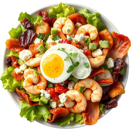 Seafood Cobb Salad dish