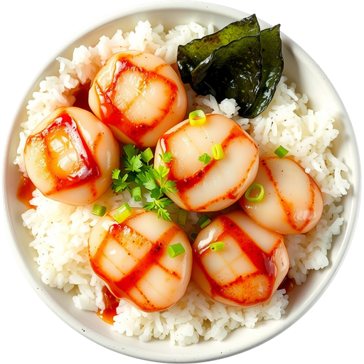 Hotate Gai Scallop Sushi dish