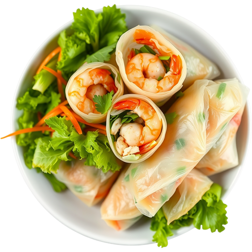 Fresh Spring Rolls dish