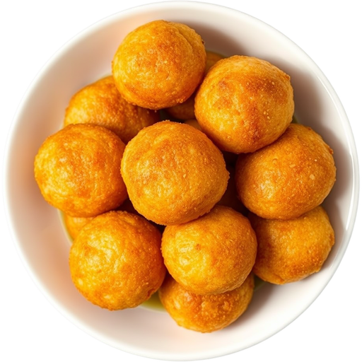 Fried Sweet Taro Balls dish