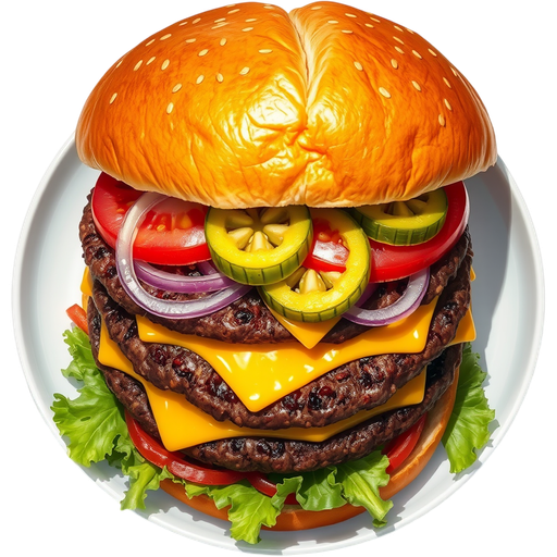 King Size Burger dish