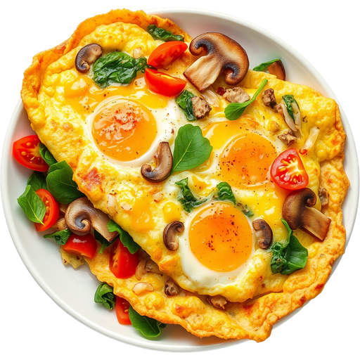 Garden Omelette dish