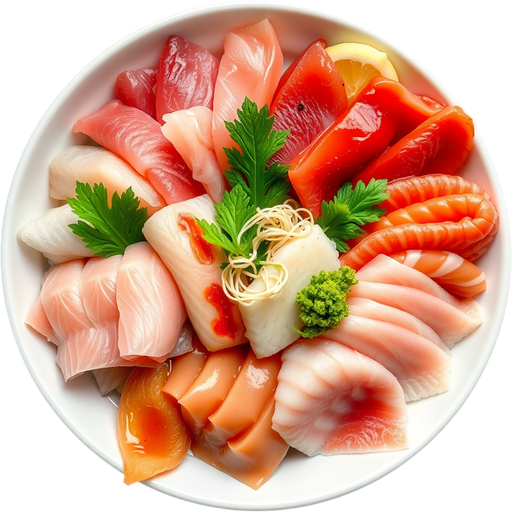 Assorted Sashimi dish