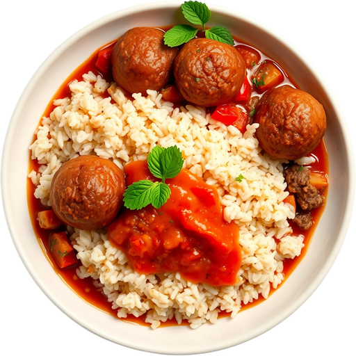 Albondigas dish