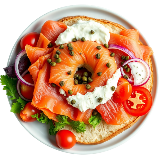 Lox and Bagel Platter dish