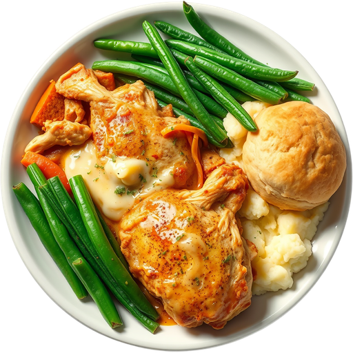 Famous Mrs. Knotts Chicken Dinner dish