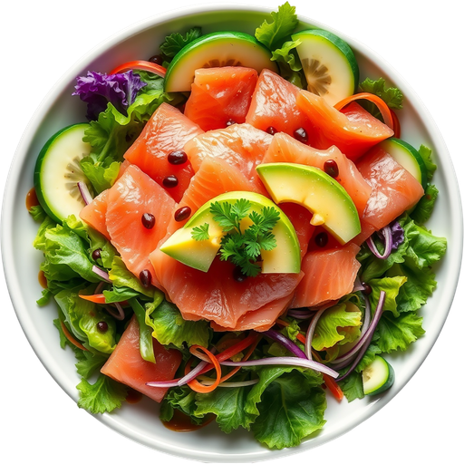 Sashimi Salad dish