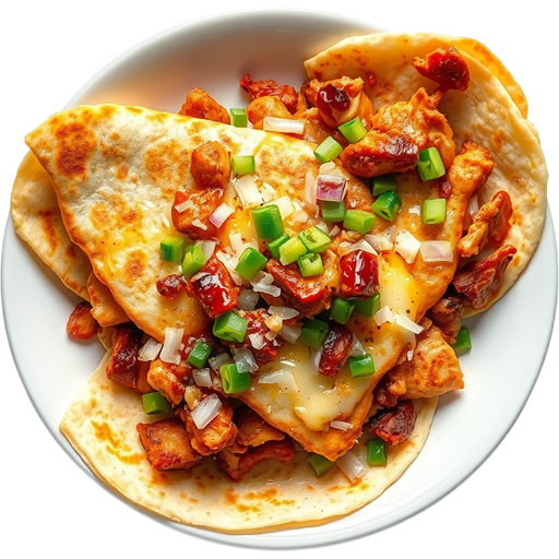 BBQ Quesadilla dish