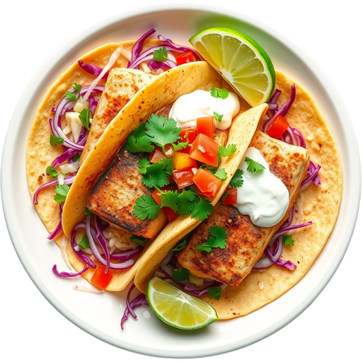 Fish Taco Plate dish