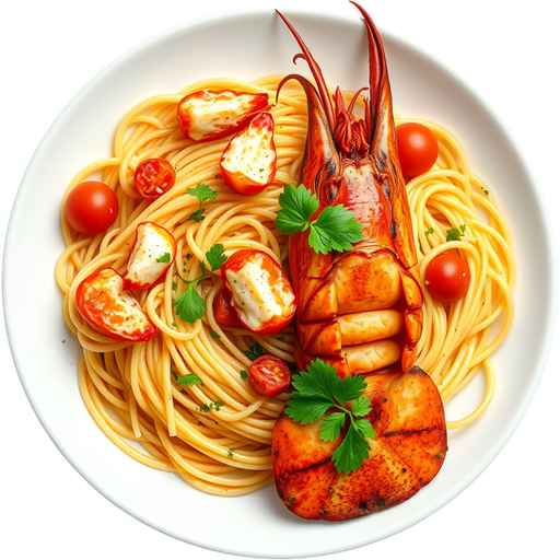 Lobster Spaghetti dish
