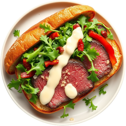 Tri Tip Sandwich dish
