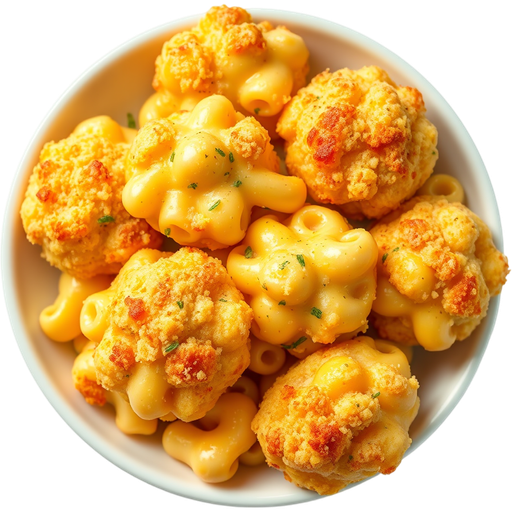 Mac and Cheese Bites dish