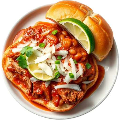 Ahogada Sandwich dish
