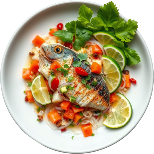 Fish Ceviche dish