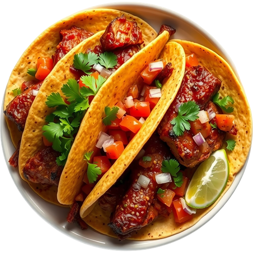 Pork Rib Tacos dish