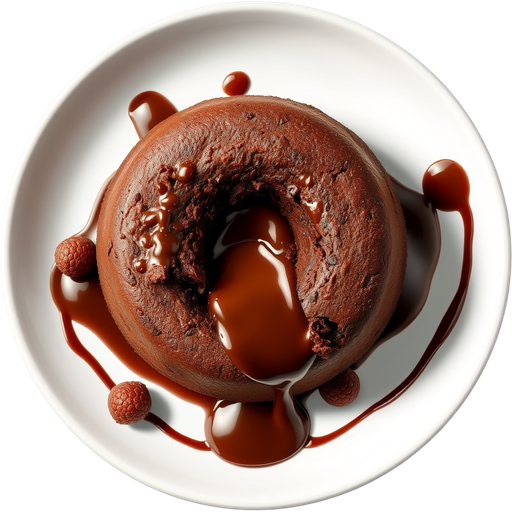 Mortons Hot Chocolate Cake dish