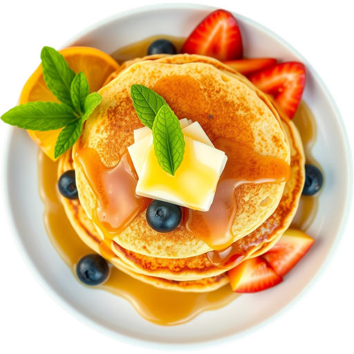 Tropical Pancakes dish