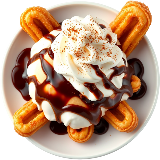 Churros Sundae dish