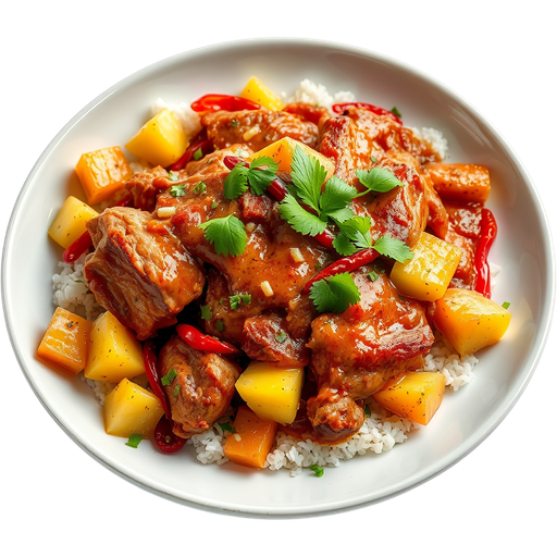 Pork Secreto Al Pastor dish